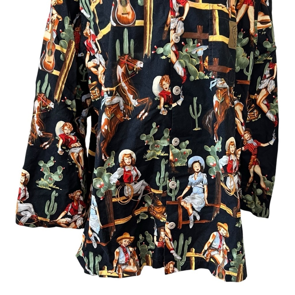 Vintage Cowgirls Night Shirt by Cowboy Pajamas - Picture 3 of 10